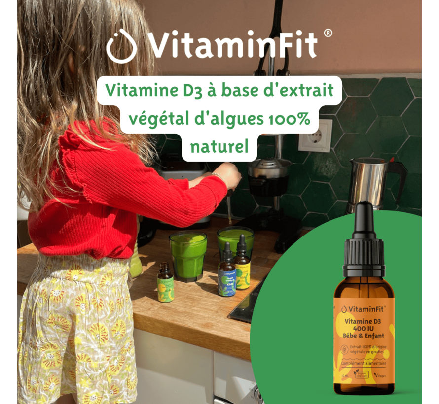 Vitamine D3 Gouttes Bébé & Enfant