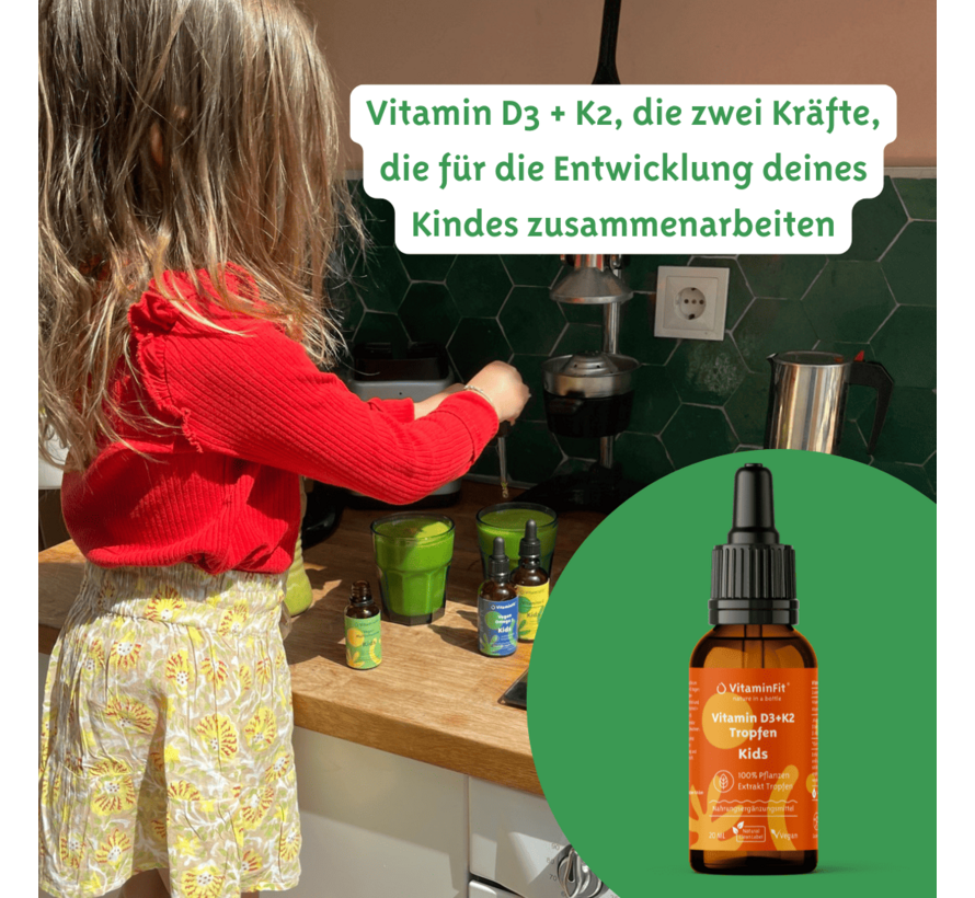 Vitamin D3 + K2 gouttes Enfant