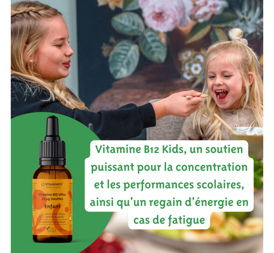 Vitamine B12 Ultra 25 µg pour enfants