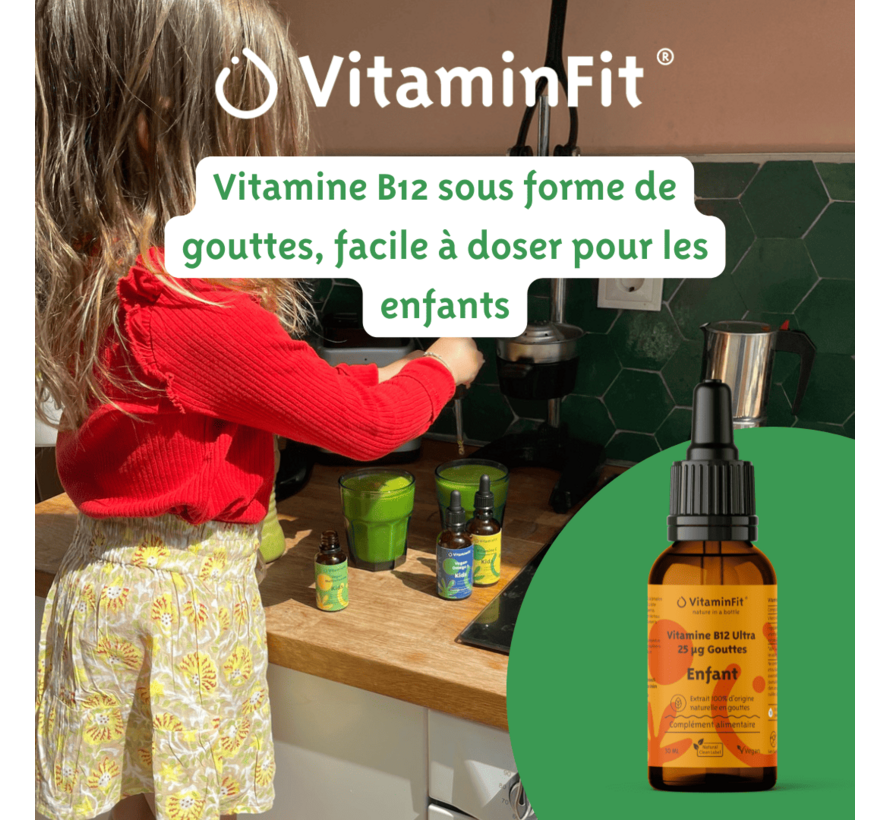 Vitamine B12 Ultra 25 µg pour enfants