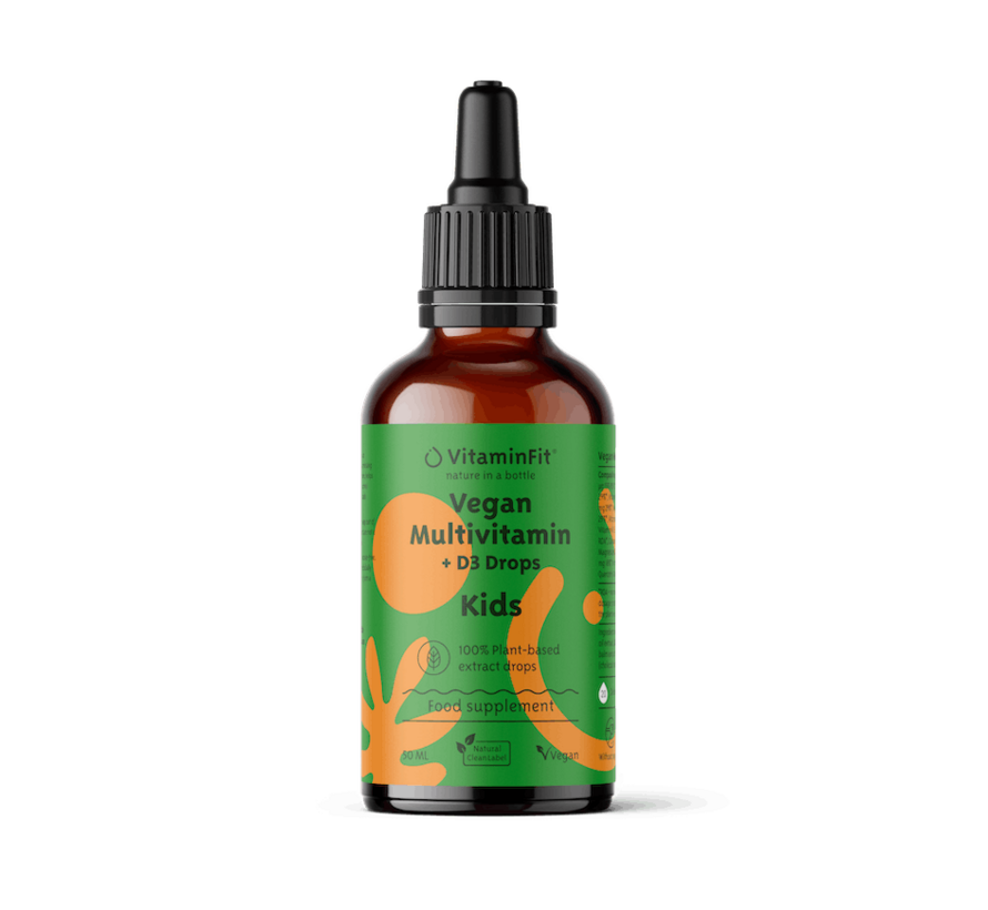 Vegan Multivitamin Kids + D3 drops