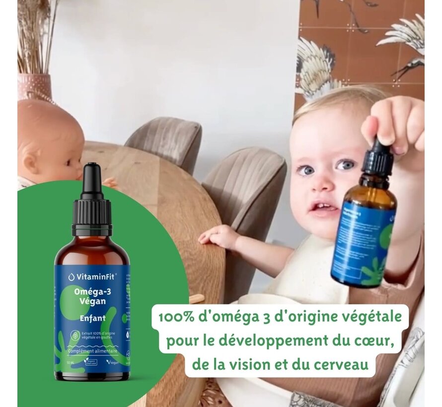 Oméga-3 Végan Gouttes Enfant