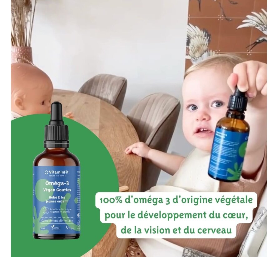 Oméga-3 Végan Gouttes Bébé