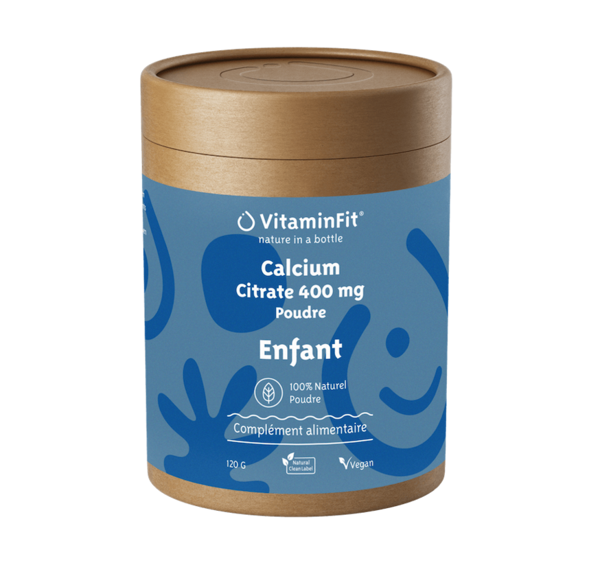 Poudre de calcium pour enfants