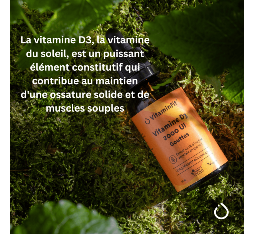 Vitamine D3 2000 UI Gouttes