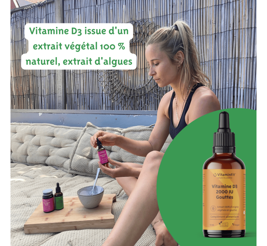 Vitamine D3 2000 UI Gouttes