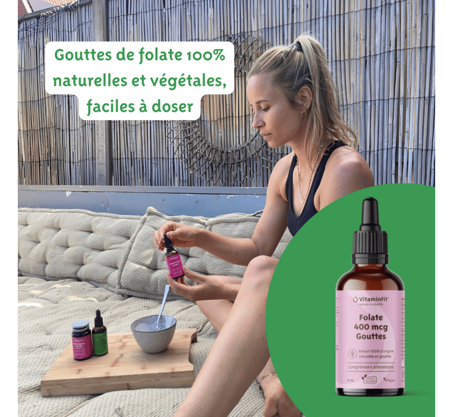 Folate 400 mcg (5 MTHF) Gouttes