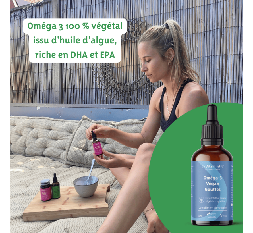 Oméga-3 Végan TG Gouttes