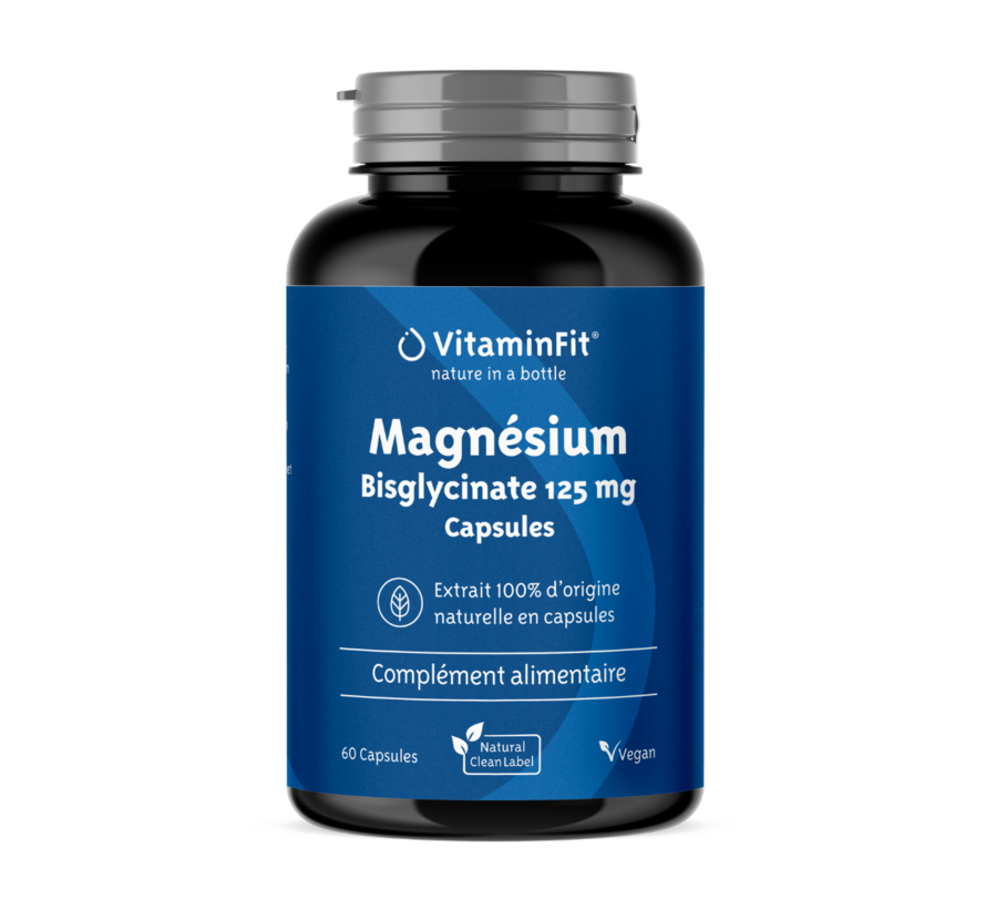 Magnésium Bisglycinate 125 mg Capsules