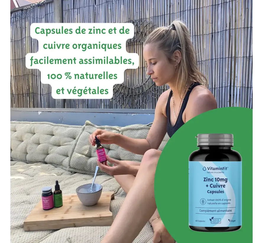 Zinc + Cuivre Capsules