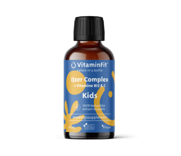VitaminFit IJzer Complex + vitamine B12 en C kids