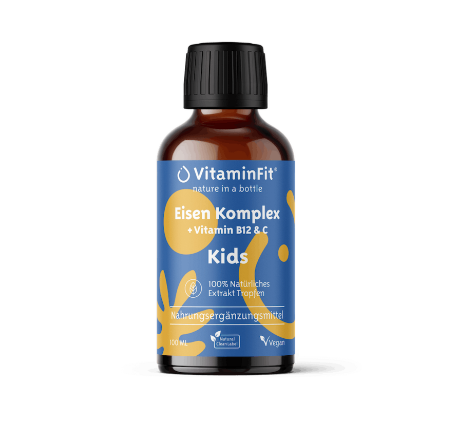 Eisenkomplex + Vitamin B12 und C für Kinder