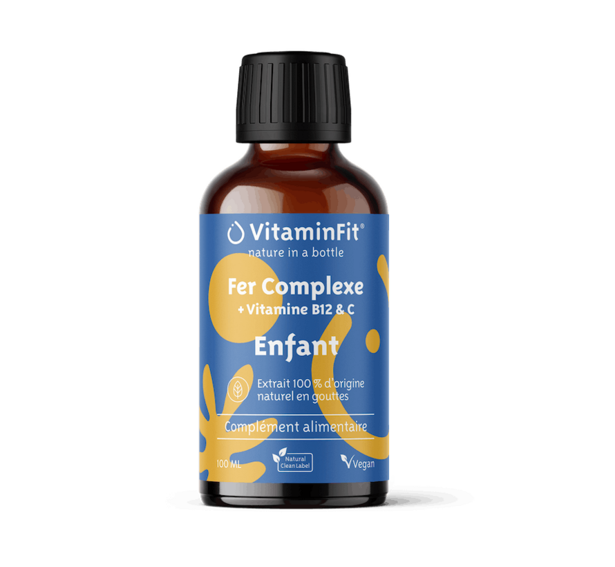 Complexe de fer + Vitamines B12 et C Enfants