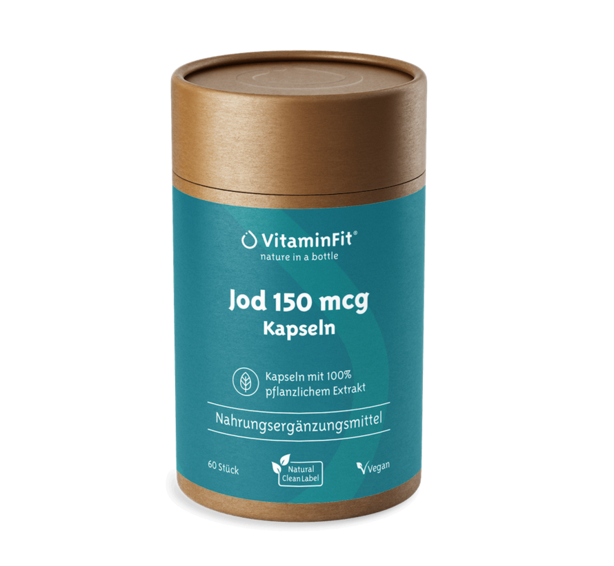 Jodkapseln aus pflanzlichem Kelp