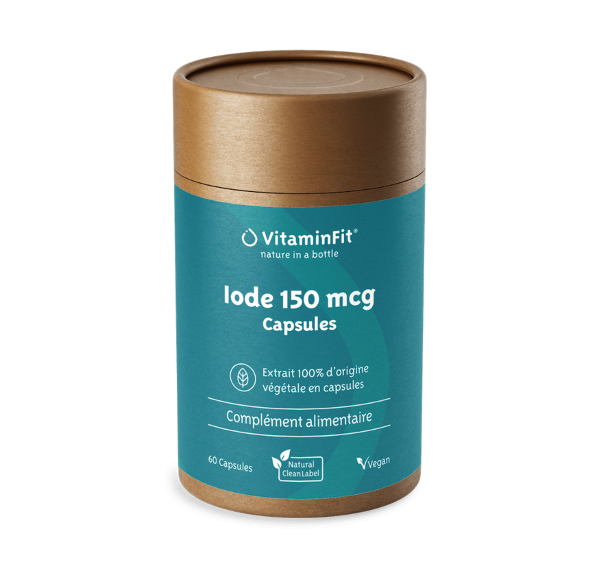 Capsules d'iode à base de varech végétal
