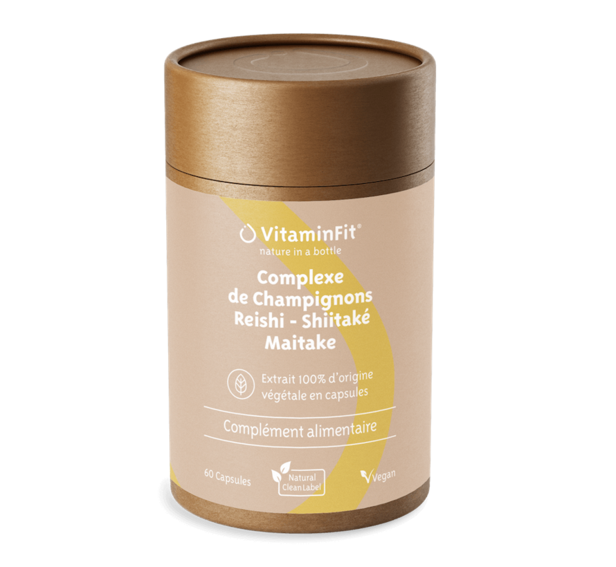 Complexe de Champignons Reishi & Shiitaké & Maitake
