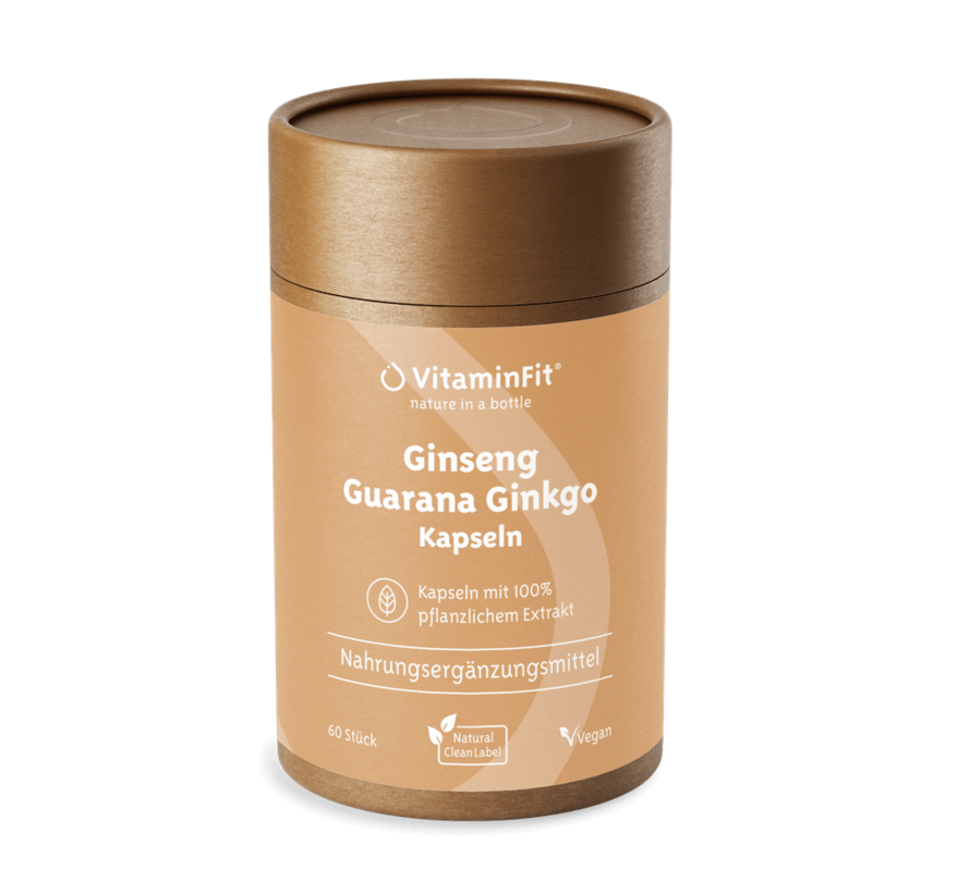 Ginseng Guarana Ginkgo Kapseln