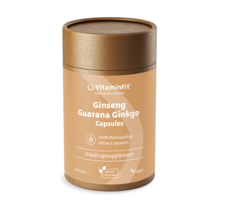 Ginseng Guarana Ginkgo capsules