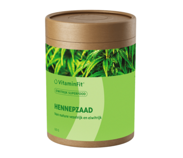 Eiwitrijk Hennepzaad in poedervorm 120 g