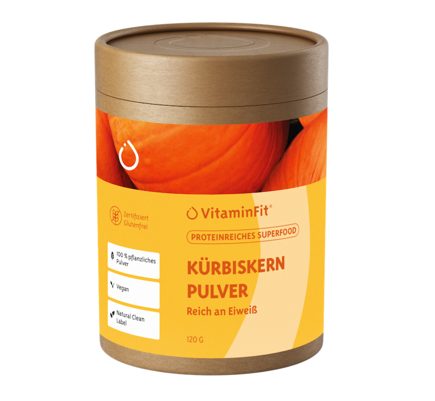 Kürbiskernpulver (reich an Eiweiß)
