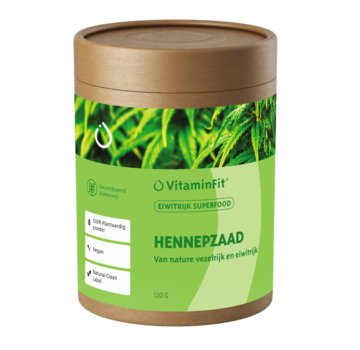 Eiwitrijk Hennepzaad in poedervorm 120 g