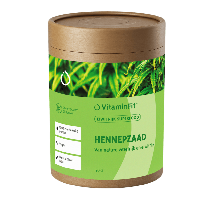 Hennepzaadpoeder (rijk aan eiwitten)