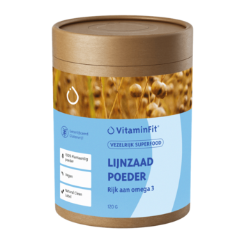 Eiwitrijk Lijnzaad in poedervorm 120 g