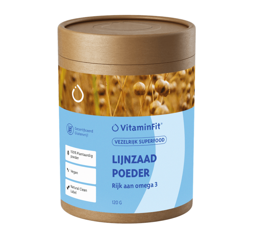Lijnzaadpoeder (rijk aan vezels)
