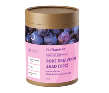Rode druivenpitpoeder (rijk aan antioxidanten)