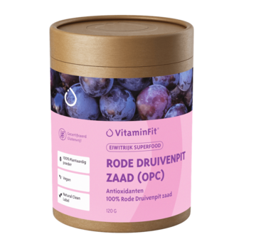 Rotes Traubenkernpulver (reich an Antioxidantien)