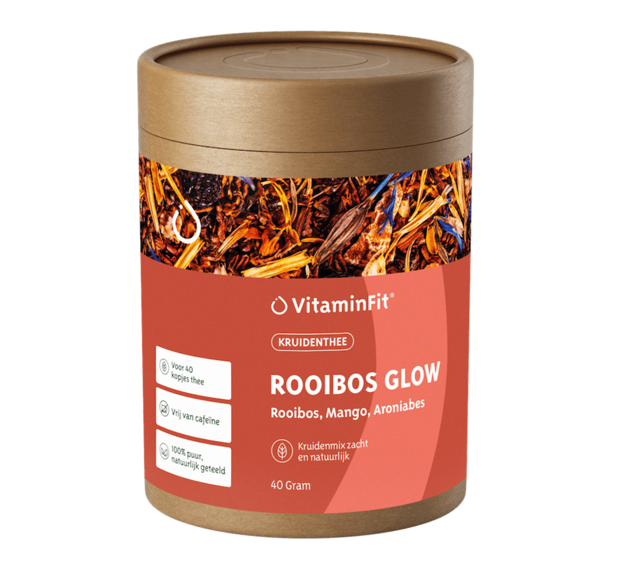 Rooibos glow thee (losse kruidenthee)