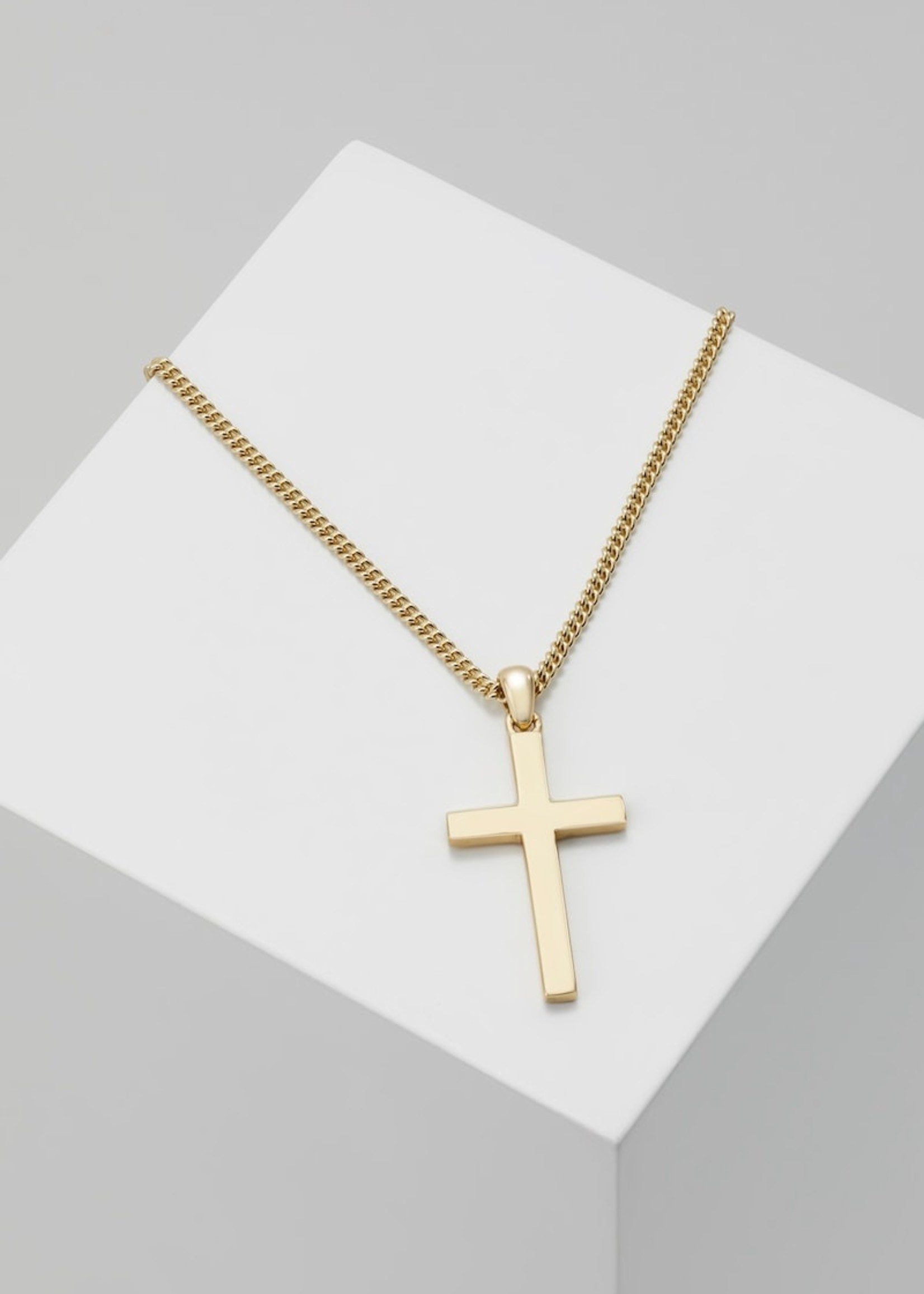 Northern Legacy NL Cross Chain - Gold tone