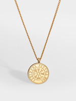 Northern Legacy NL Vegvisir Pendant Necklace - Gold Tone