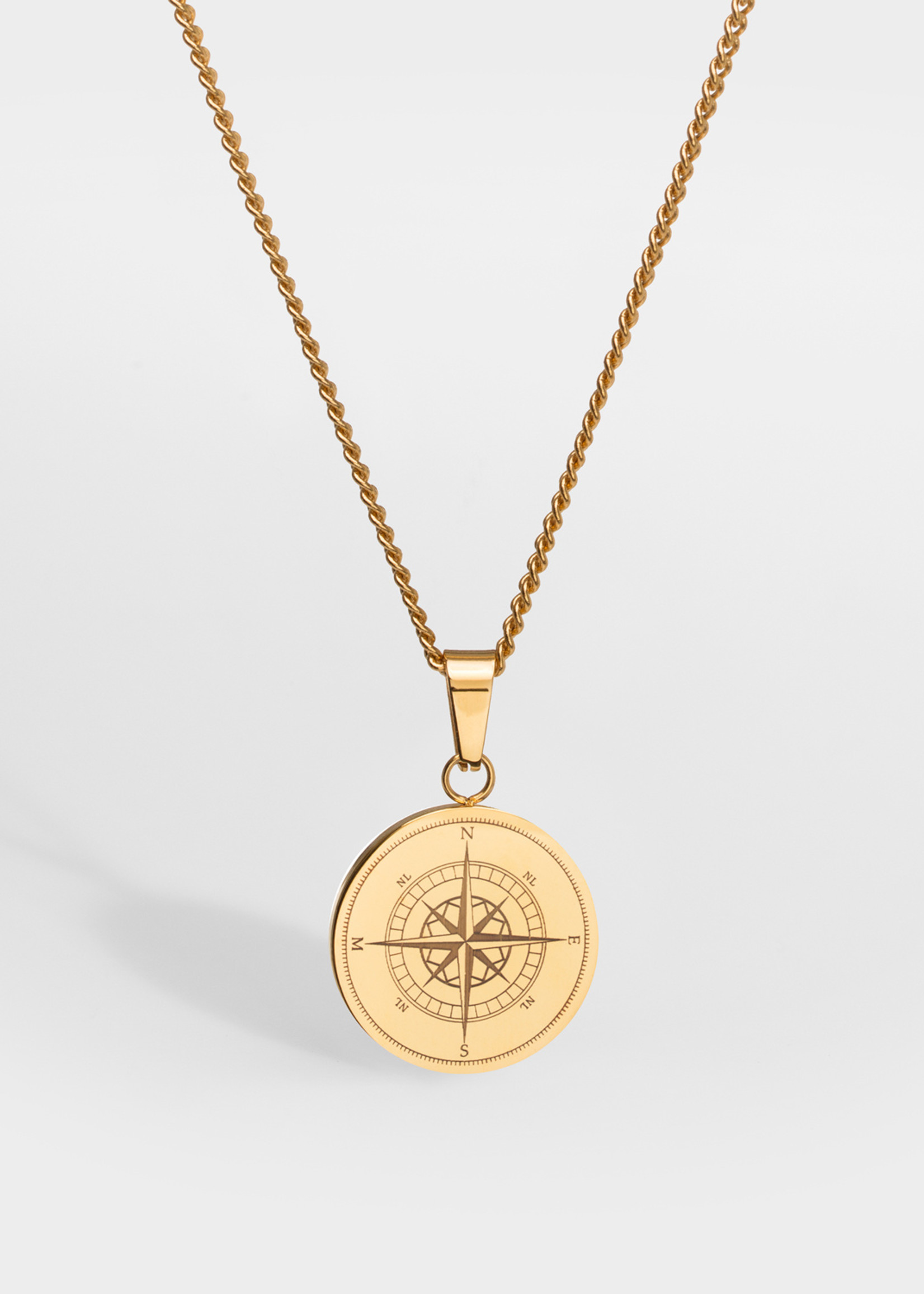 Northern Legacy nl compass pendant gold