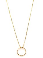Karma Necklace Circle Goldplated