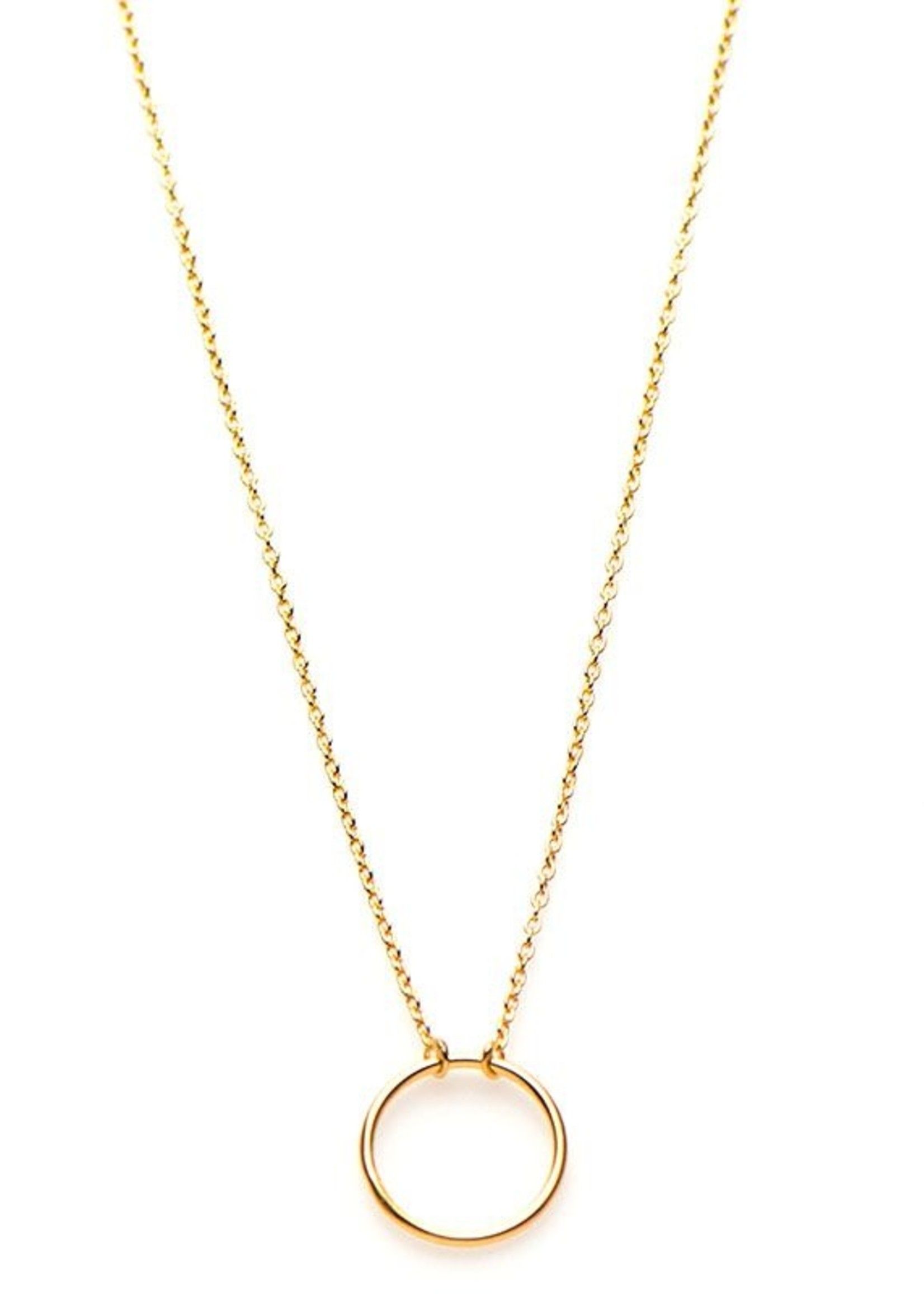 Karma Necklace Circle Goldplated