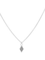 Karma Necklace Dots Diamond Silver