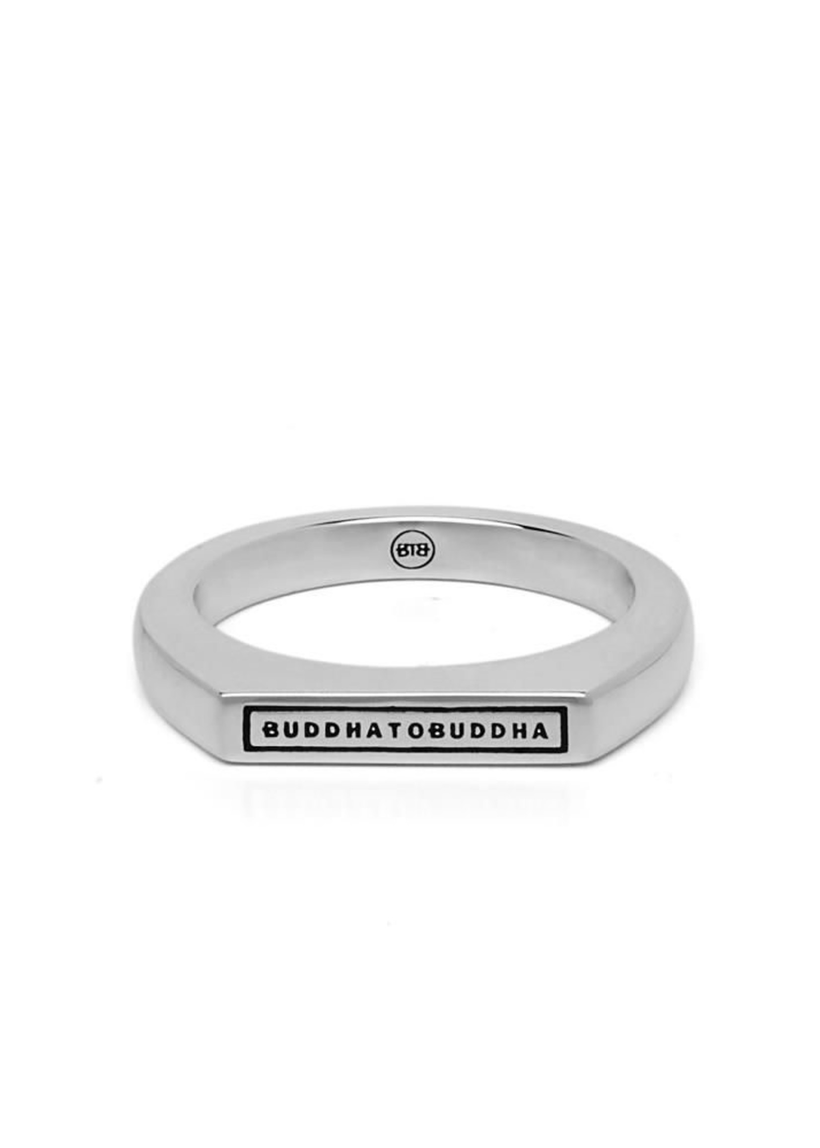 Buddha to Buddha 925 Sterling Zilveren 055 Tangguh Signet Logo Ring