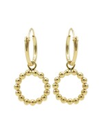 Karma Hoops Symbols Open Circle DOTS Goldplated Set