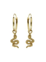 Karma Hoops Symbols Snake Goldplated  Set