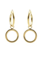 Karma Hoops Symbols Open Circle Goldplated Set