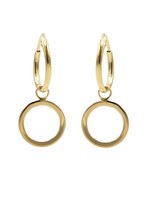 Karma Hoops Symbols Open Circle Goldplated Set