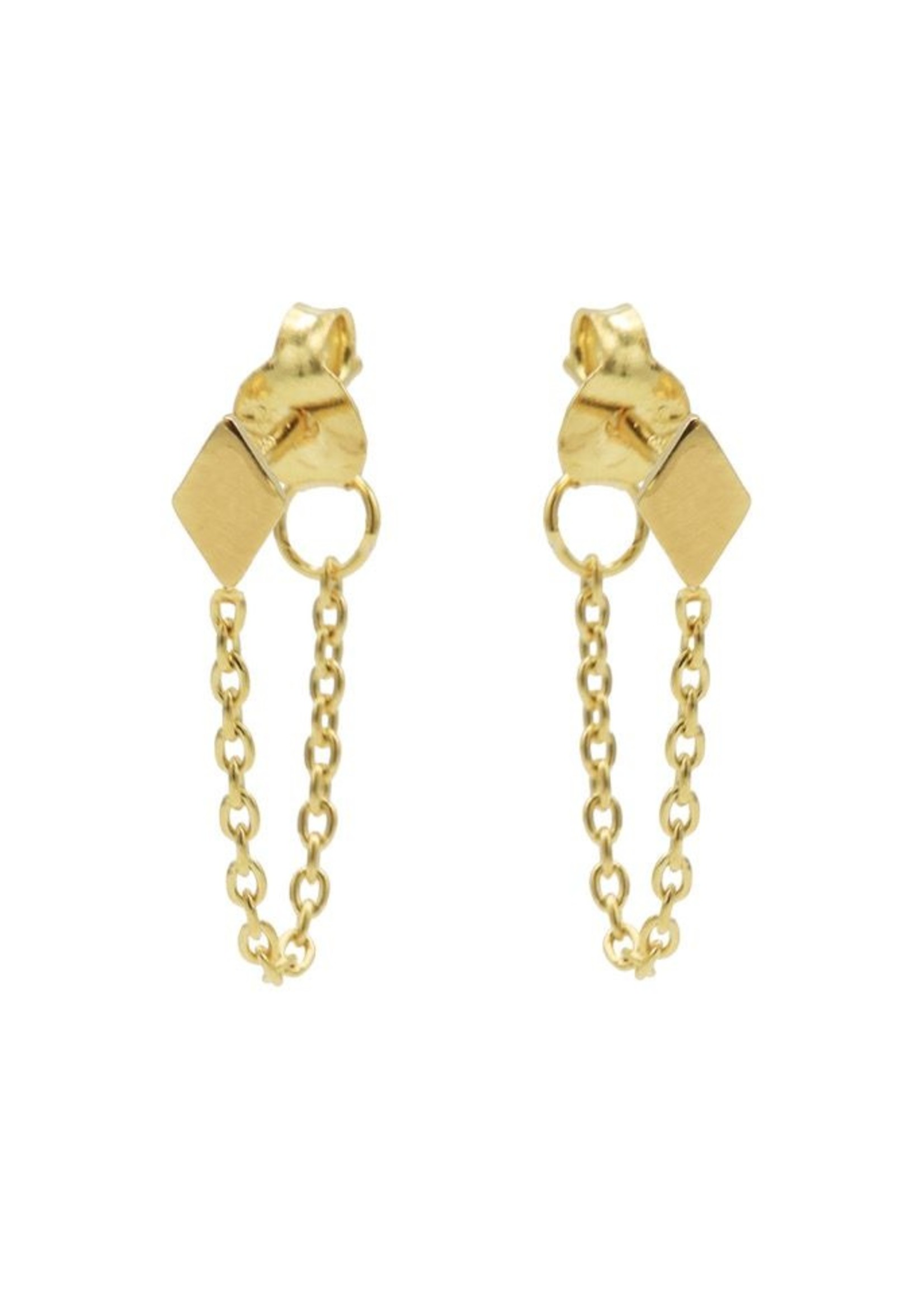 Karma Chain Diamond Goldplated  Set