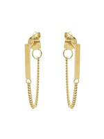 Karma Chain Square Tubes Goldplated Set