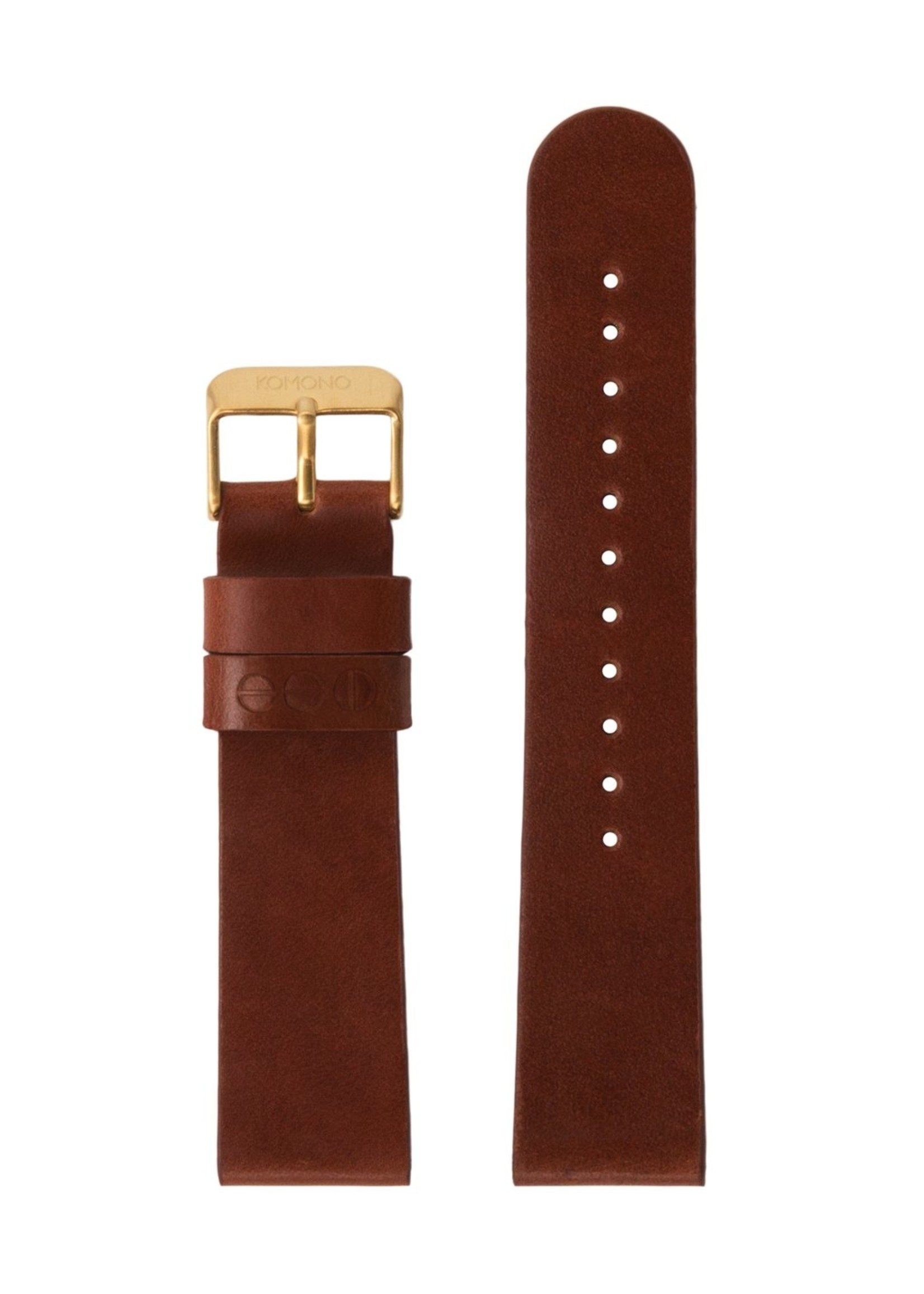 Strap 20 Chestnut Gold