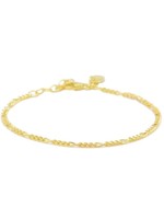 Karma Bracelet Figaro Goldplated