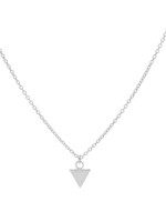 Karma Necklace Triangle Silver
