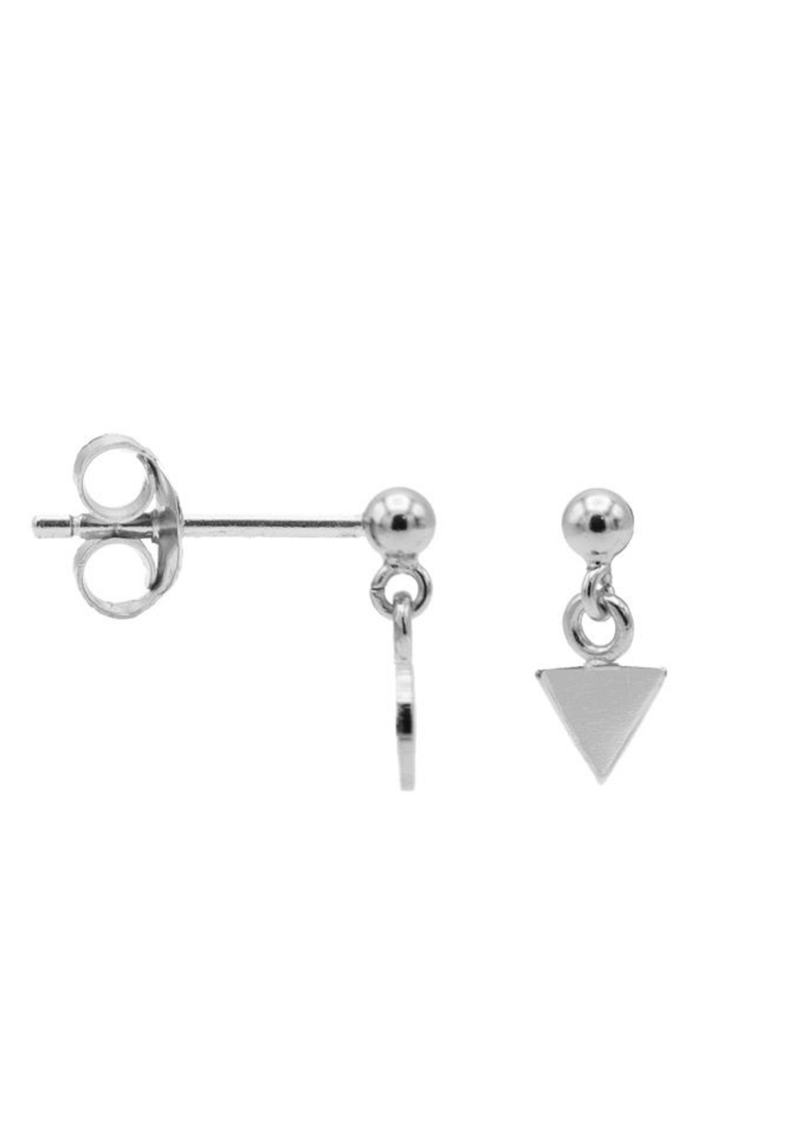 Karma Hanging Symbols Triangle Silver Set