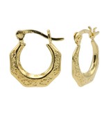 Karma Plain Hoops Edit Goldplated 21MM Set