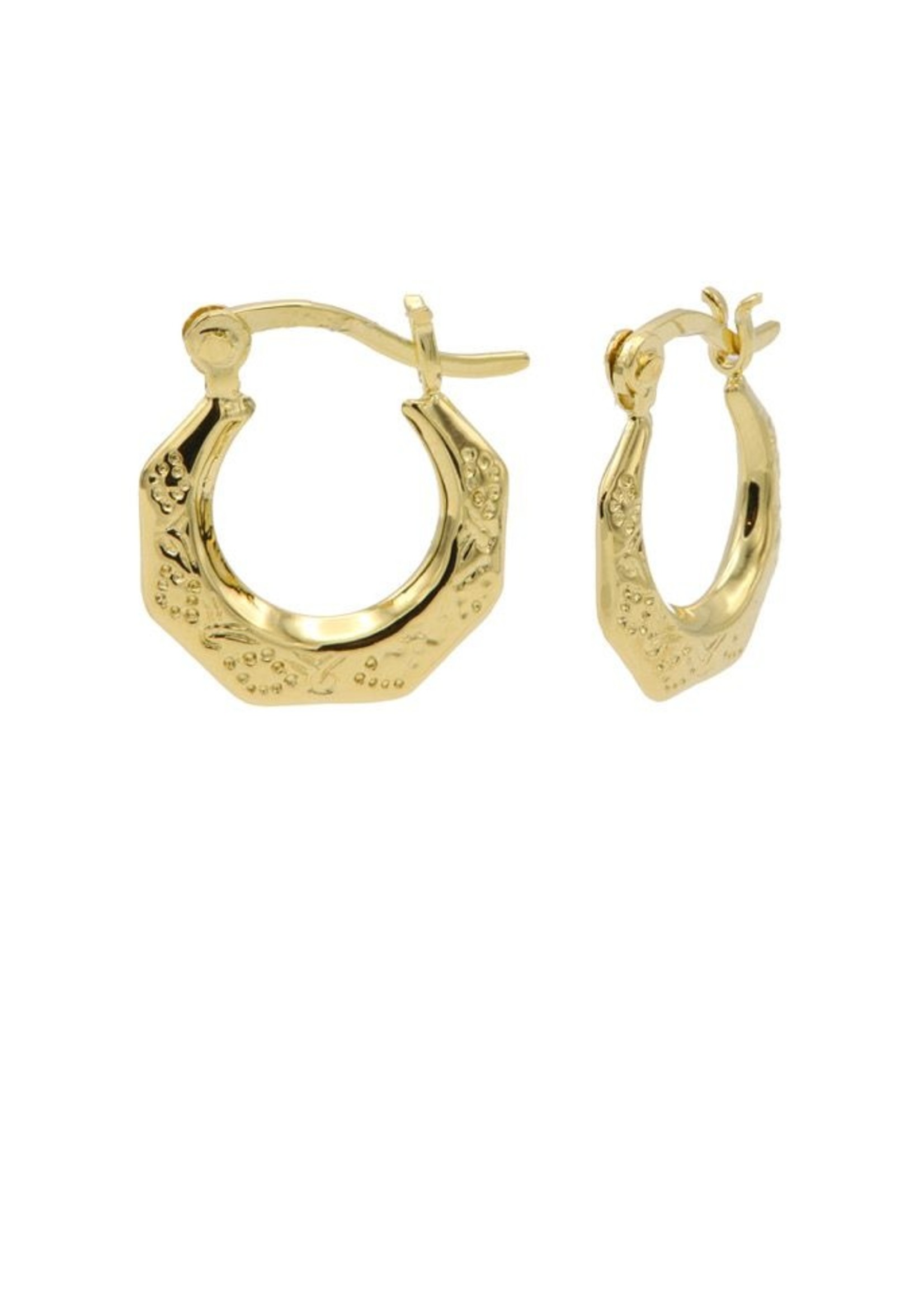 Karma Plain Hoops Edit Goldplated 14MM Set